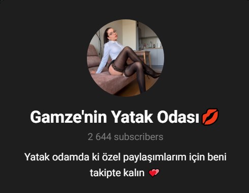 Gamze - Telegram kanalı